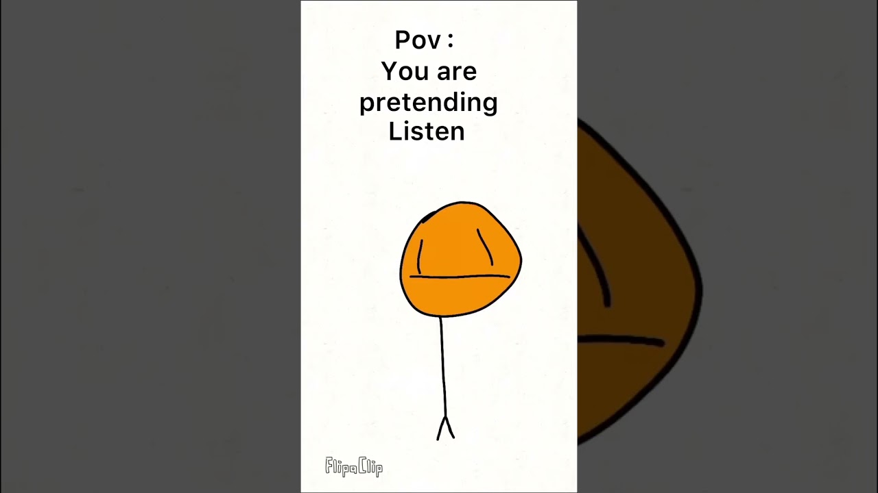 Pov: you are pretending listen #short