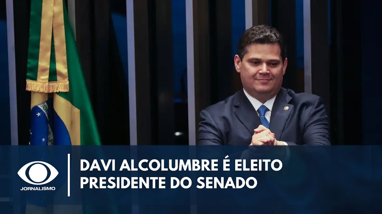 Davi Alcolumbre é eleito presidente do Senado
