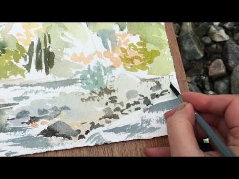 Autumn Plein Air or Painting with Cat