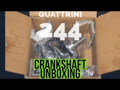 vespa QUATTRINI M244 CRANKSHAFT albero UNBOXING / FMPguides - Solid PASSion /