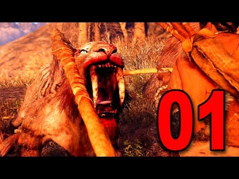 Far Cry Primal - Part 1 - SABER TOOTH ATTACK! (Let's Play / Walkthrough / PS4 Gameplay)