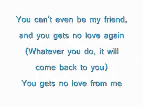 Faith Evans- You Gets No Love Lyrics video.wmv
