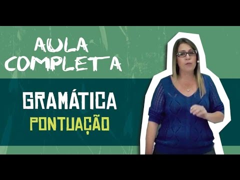 GRAMÁTICA - PONTUAÇÃO 20MIN