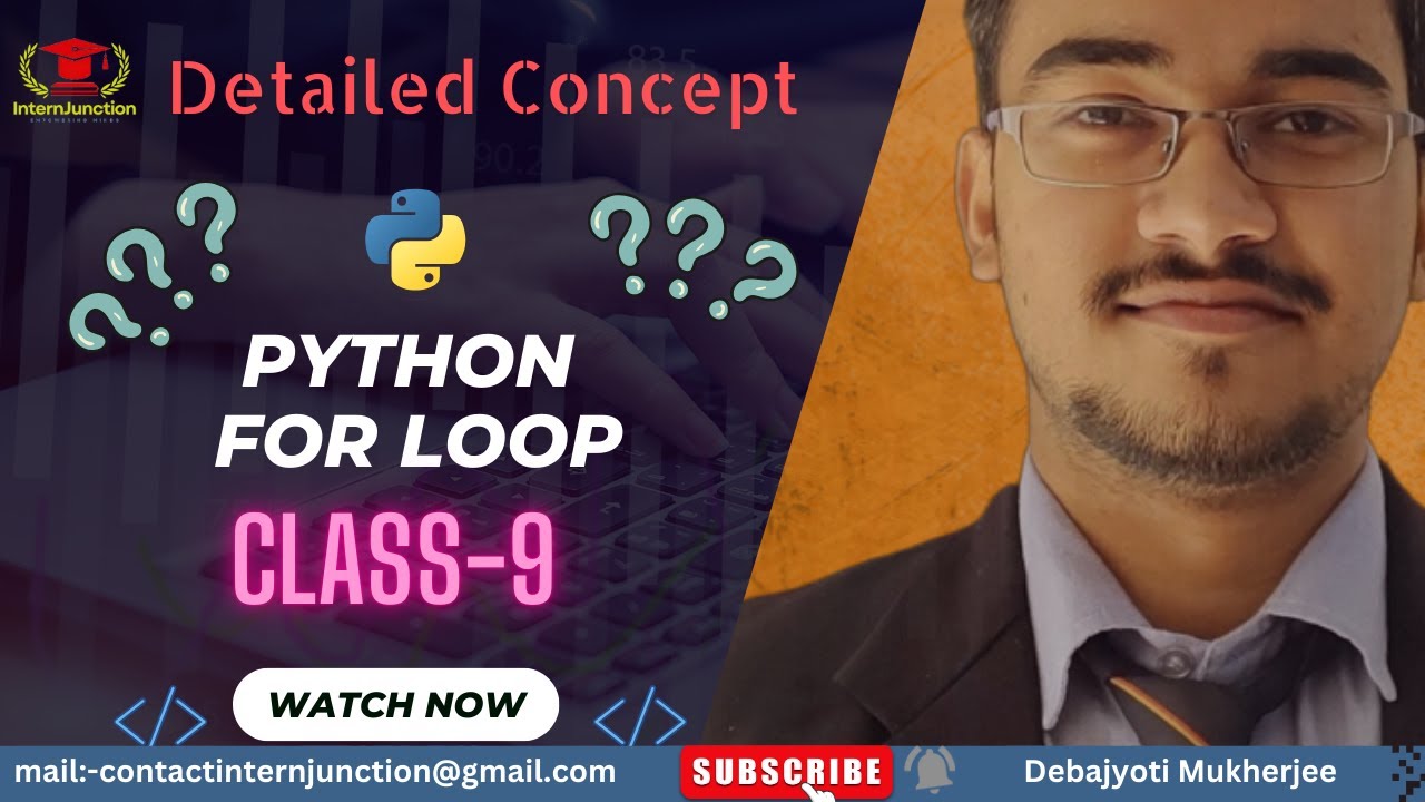 🚀 Master Python Loops: Unlock the Power of the For Loop! 🔄 @InternJunction