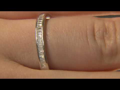 WR3068 0.33 Carat Baguette Cut Ladies Diamond Wedding Ring