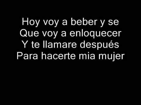Nicky Jam -  Voy a beber ( Con letra )