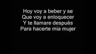 Nicky Jam -  Voy a beber ( Con letra )