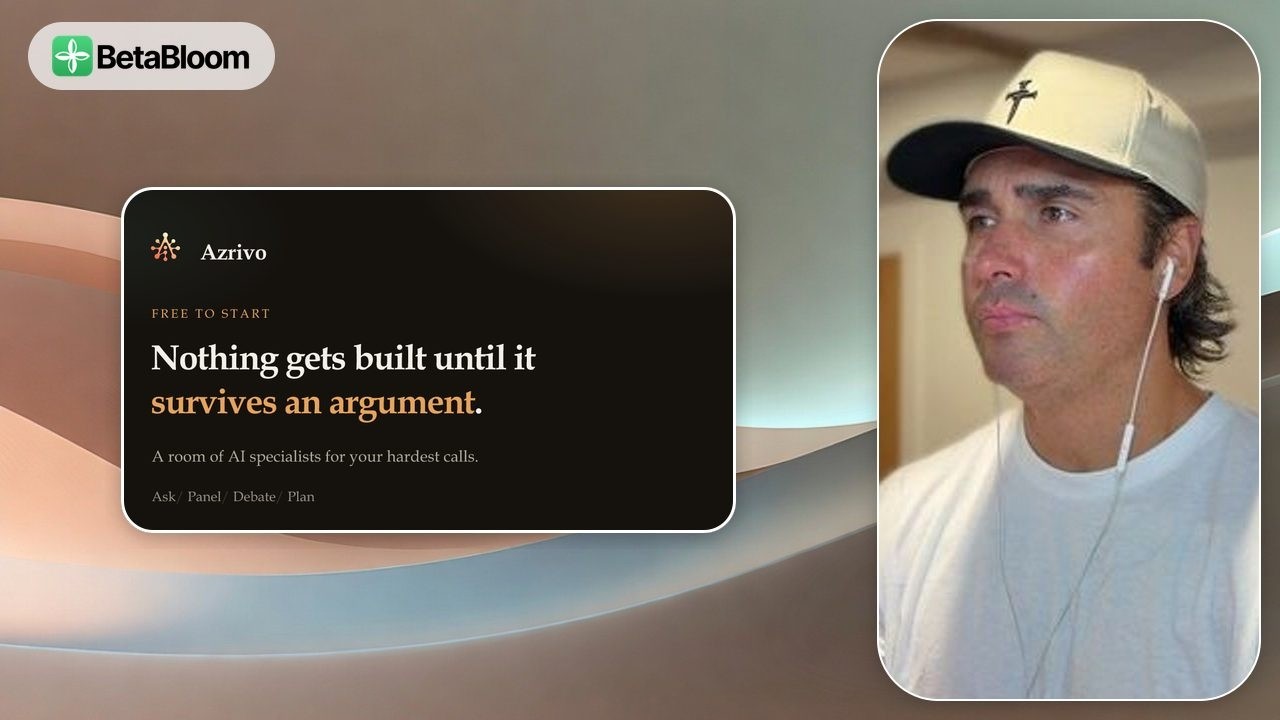 Azrivo — Nothing gets built until it survives an argument. (07/21/2026)