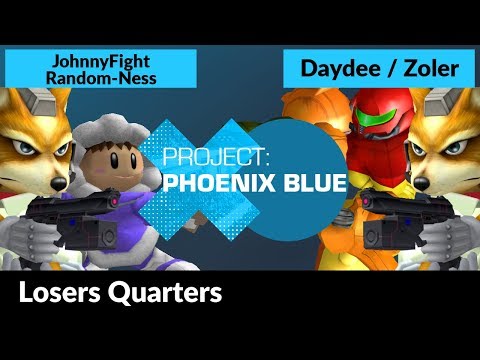 PXB - JohnnyFight / Random-Ness Vs. Daydee / Zoler - Losers Quarters - Melee Doubles