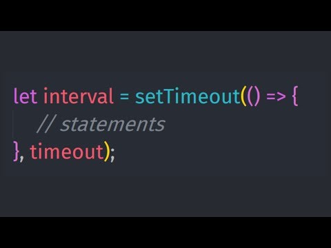 Understand What Is Settimeout Method Javascript Exercise