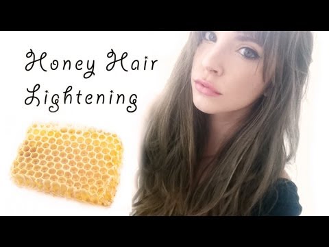 How I lighten my hair with honey, cinnamon and olive...