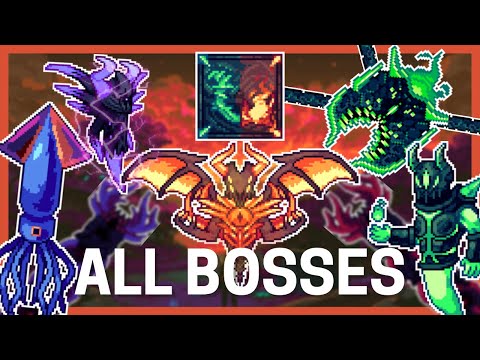 (Outdated) Ultranium Mod All Bosses || Terraria