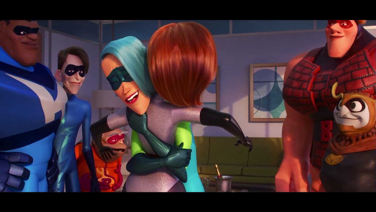 Incredibles 2 - Elastigirl meets other superheros
