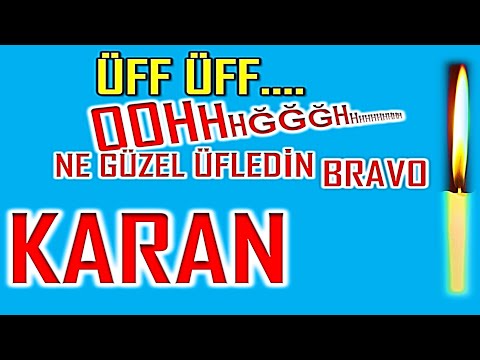 İyi ki Doğdun Karan İsme Özel Komik Doğum Günü Şarkısı