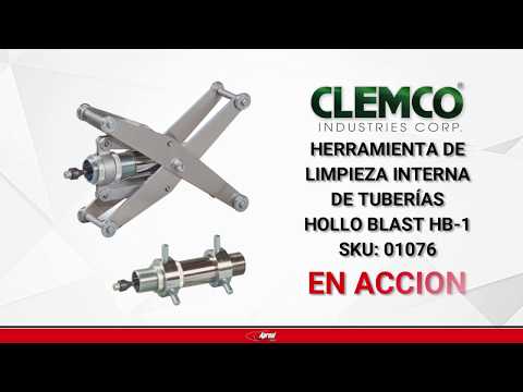 Herramienta de Limpieza Interna de Tuberías Hollo Blast HB 1 de Clemco