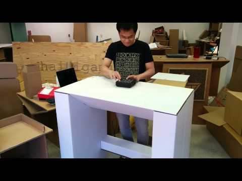 Integrated Cardboard Table-Speaker