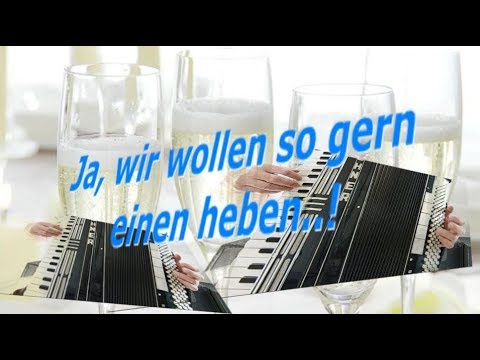 Akkordeon spielen(d) erklärt - Folge 32: Ja, wir wollen so gern einen heben
