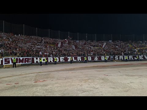 Himna FK Sarajeva protiv Spartak Trnave. Slovaci u čudu