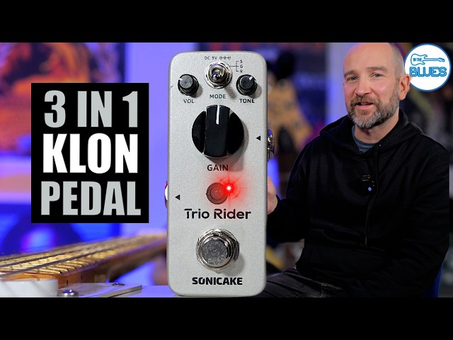 Vídeo relacionado con SONICAKE Pedal Overdrive Analógico Pedal de Efectos Clásicos para Guitarra 3 Modos Buffered Bypass Trio Rider
