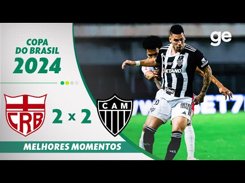 Gols e lances de CRB x Atlético Mineiro