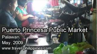 preview picture of video 'Puerto Princesa Public Market, Palawan'