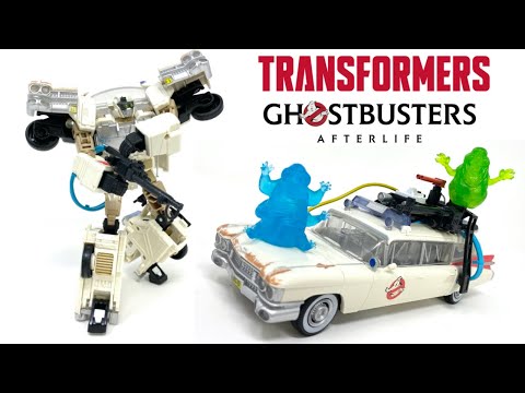 Transformers X Ghostbusters Afterlife Crossover Ecto-1 Ectotron Review