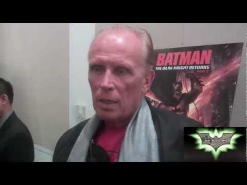 Dark Knight Returns Peter Weller - Playing Batman and Voice Acting