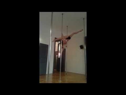 Szlávy Eszter - pole dance exercise
