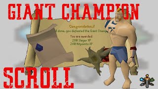 OSRS Giant Champion/Scroll Guide