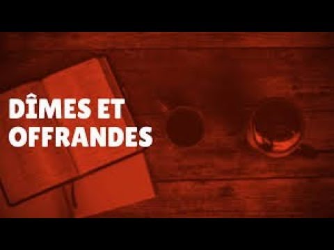 DECOUVRIR LE MESSAGE DE LA DIME par Dr.Jean Marc Désiré