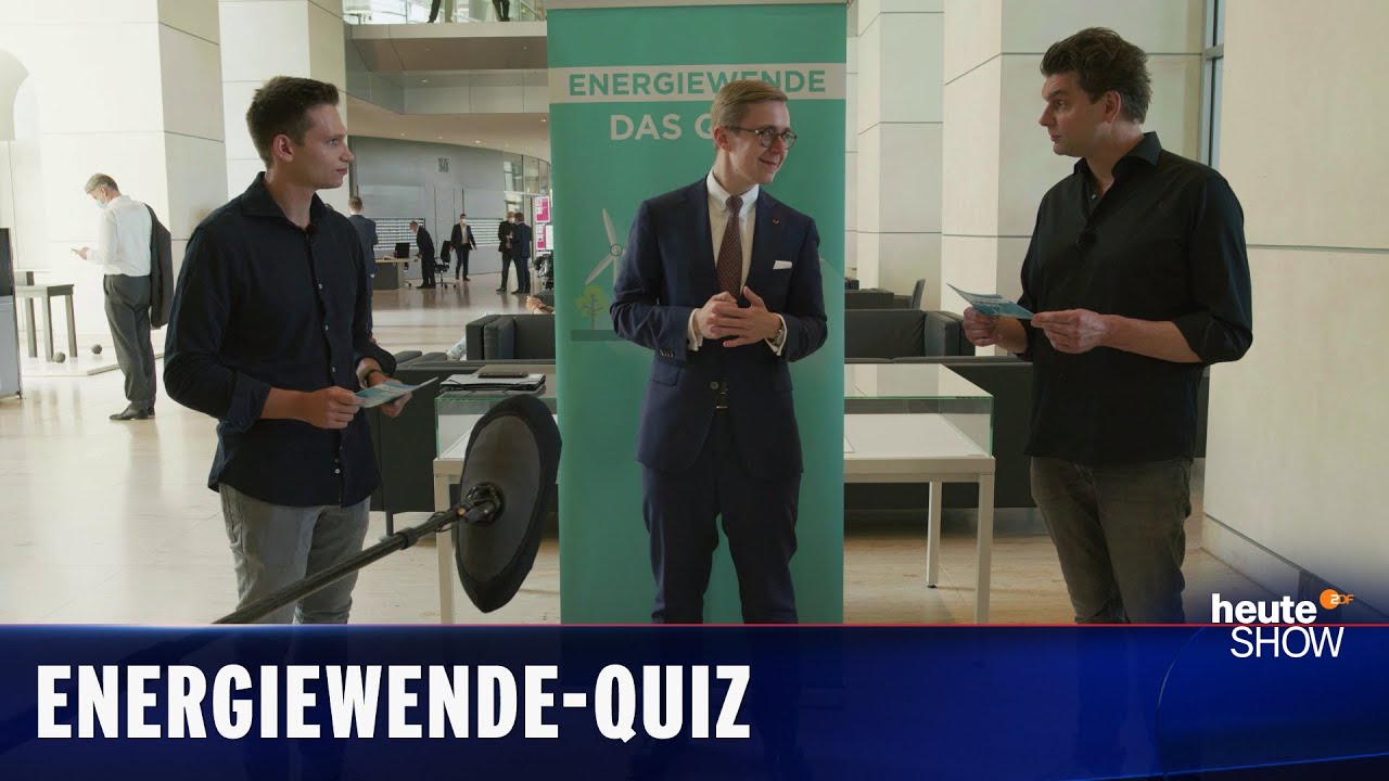 Was wissen Philipp Amthor und Karl Lauterbach über die Energiewende? | heute-show