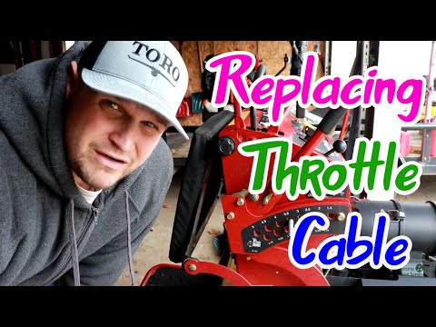How to Replace the Throttle Cable on a Toro Grandstand or Multiforce