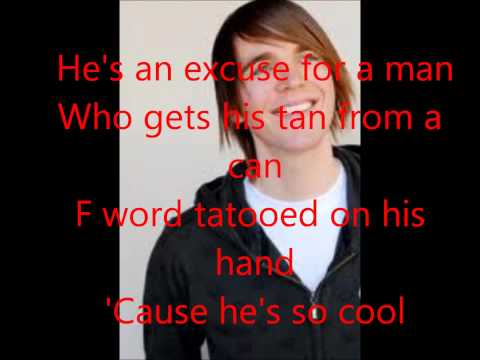 Shane Dawson TV- Douche Bag Lyrics (On Screen)