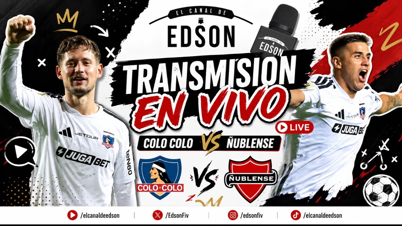 ⚪⚫ LIGA DE PRIMERA | TRANSMISIÓN EN VIVO: COLO COLO VS ÑUBLENSE DESDE EL MONUMENTAL ⚫⚪