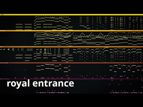 royal entrance (orchestral fanfare)
