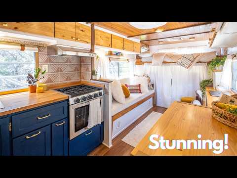 Beautifully Renovated Vintage RV - Chic DIY Tiny Home