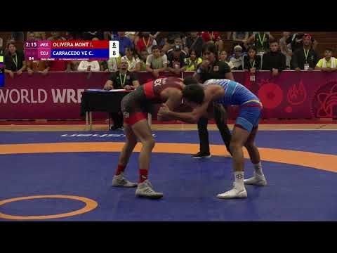 Final 1-2 • GR 60 kg • Ivan Jehu OLIVERA MONTIJO(MEX) vs. Clisman Adrian CARRACEDO VELIZ(ECU)