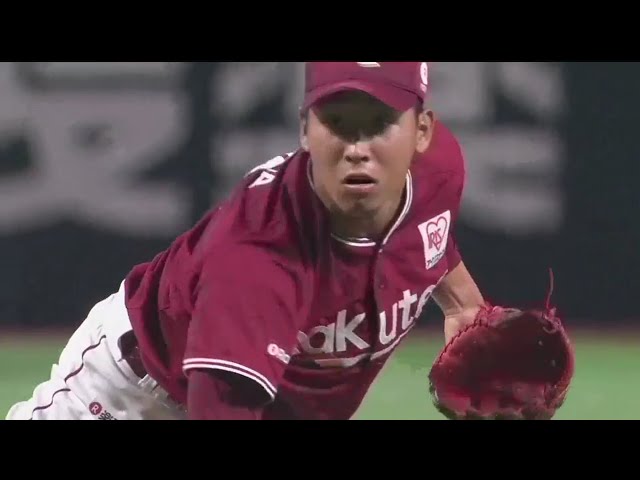 【7回裏】イーグルス・藤平 ピンチを三振で切り抜けガッツポーズ!! 2018/8/16 H-E