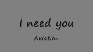 Aviation-I need you♥♥