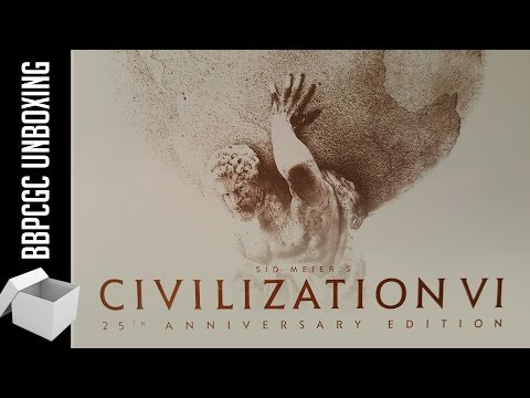 Civilization VI 25th Anniversary Edition Unboxing
