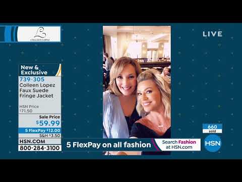 Colleen Lopez Faux Suede Fringe Jacket