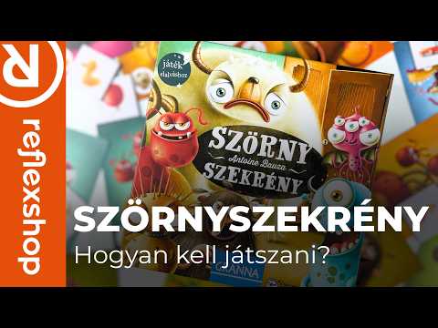 Szörnyszekrény társasjáték  Szabálymagyarázó - reflexshop