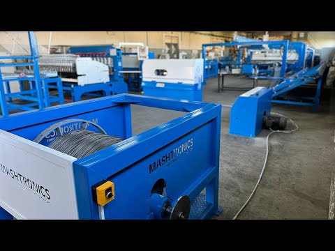 Mesh Welder VM/CC-D with top and bottom cross wire feeder. (Trailer)