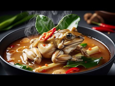 Easy Big Frog Soup Recipe​ l How to Cook Big Frog Soup at Home