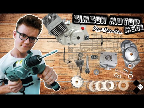 Den Motor spalten und zerlegen 🔧 Simson S51 Motor M541 selber regenerieren⚙️
