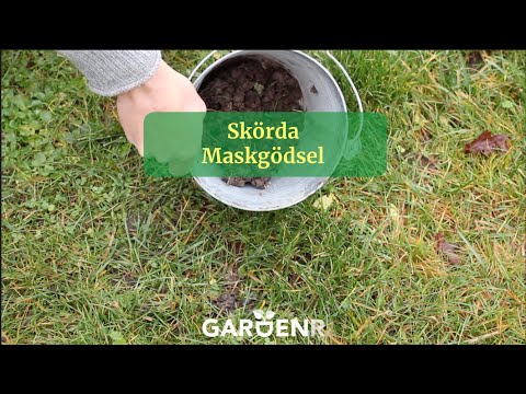 Skörda maskgödsel - Trädgårdshacks med GardenR