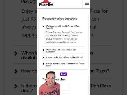 Pizza Hut $3 Personal Pan Pizza Deal Explained