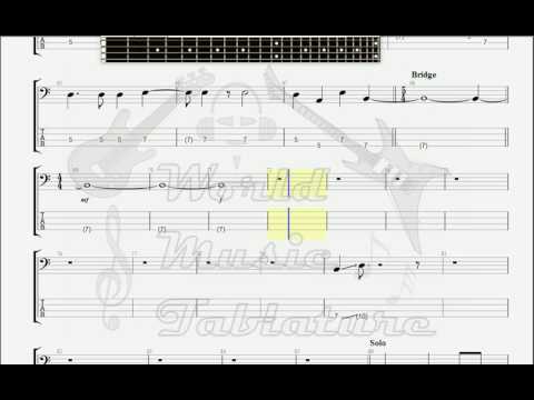 Default Blind BASS GUITAR TAB