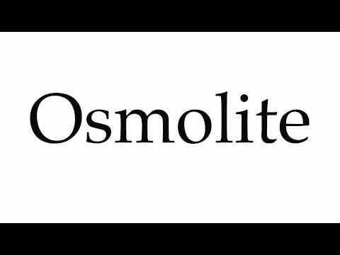 How to Pronounce Osmolite