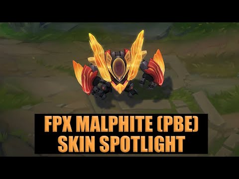 FPX Malphite Skin Spotlight (PBE) | League of Legends [4K]